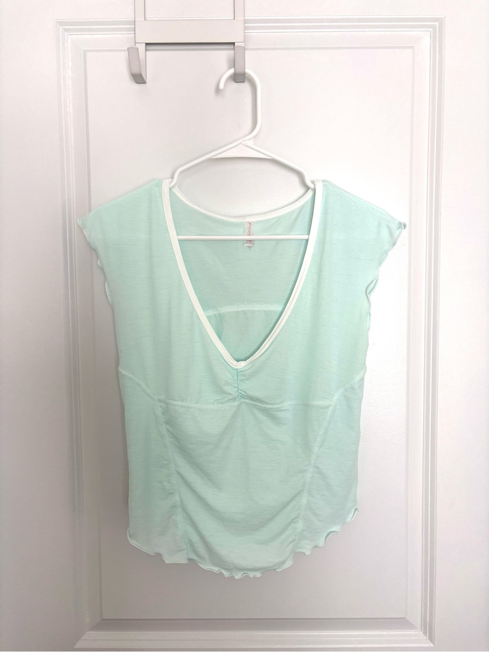 FP Movement by Free People Mint V-Neck Cap Sleeve Tank